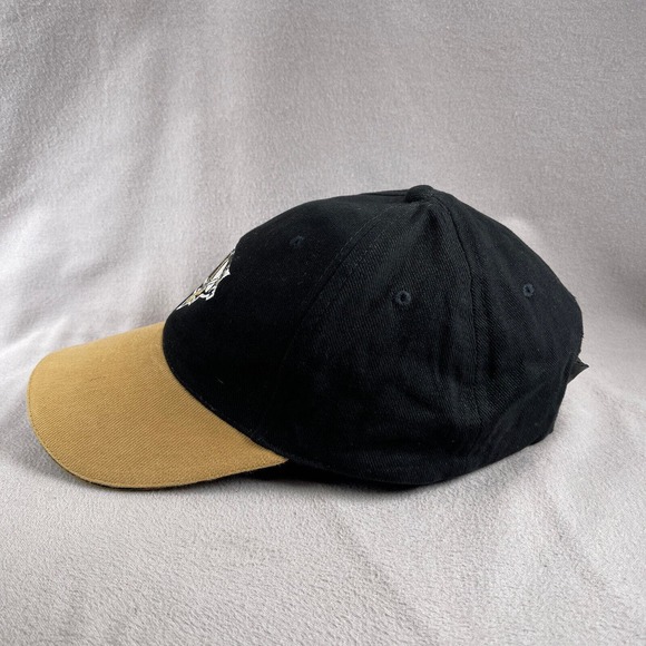 Pittsburgh Penguins Hat Mens One Size Black Strapback Cap NHL Hockey Embroidered - Picture 2 of 10